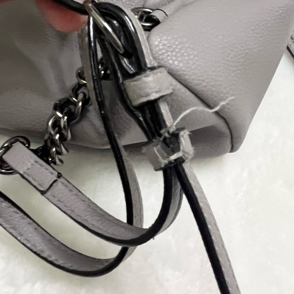 Victorias Secret Gray Quilted Mini Backpack - Picture 6 of 11